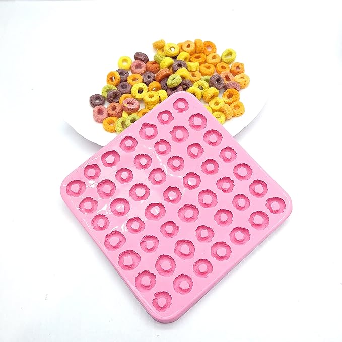 Fruit cereal 49 cavities Cereal Silicone Mold, Wax mold, Resin mold, Soap dough mold Realistic Flexible mold NC061