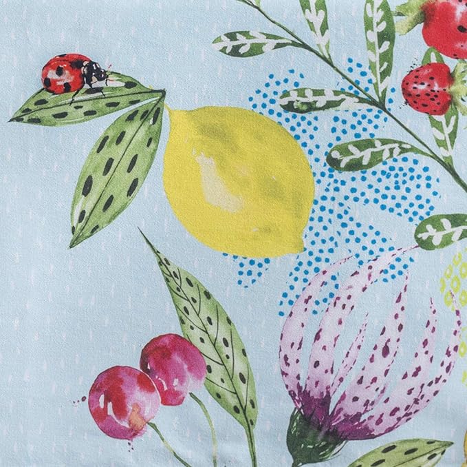 Maison d' Hermine Table Cloth Rectangle Table 100% Cotton 70 x 108 Inches Tablecloth Reusable Decorative for Dining Room Farmhouse Home Valentines Day Decorations Spring Summer - Jardin D'Ete - Mint