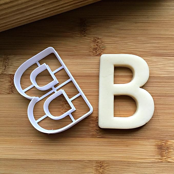Inc Letter B Cookie Cutter - Dishwasher Safe (3.5")