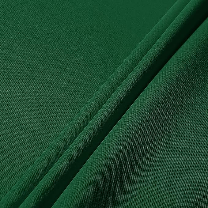 sancua Rectangle Tablecloth - 90 x 132 Inch - Stain and Wrinkle Resistant Washable Polyester Table Cloth, Decorative Fabric Table Cover for Dining Tables, Buffet Parties and Christmas, Hunter Green