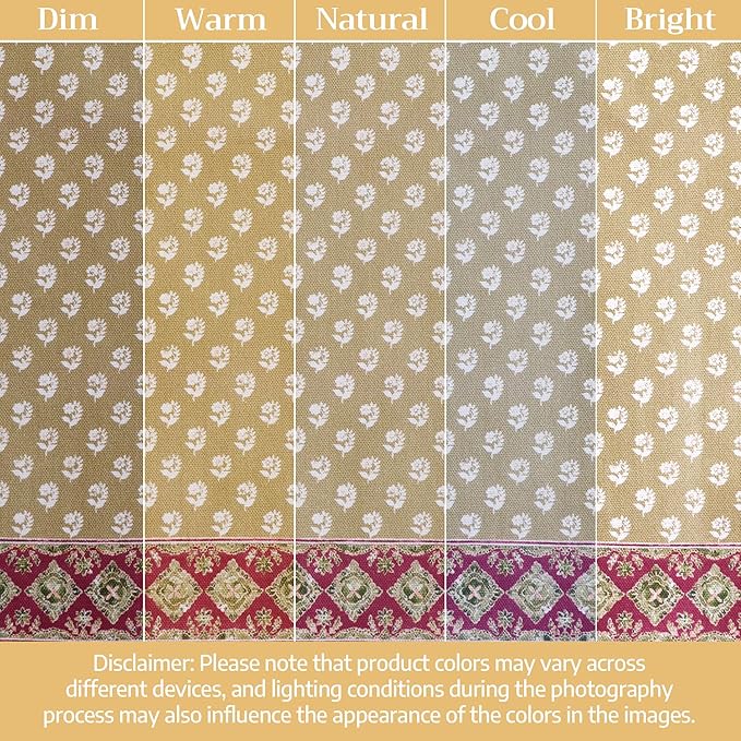 Maison d' Hermine Cloth Napkins Set of 4 100% Cotton Everyday Reusable Square Napkins Cloth Washable Dinner Party Wedding Restaurant Valentines Day Decorations Spring/Summer (Manosque, 18" x 18")