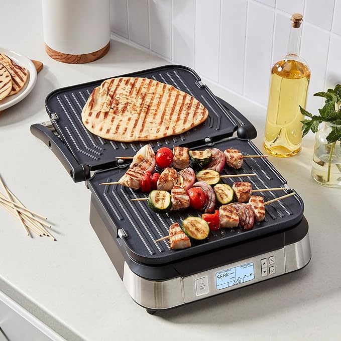 Cuisinart GR-6S Contact Griddler with Smoke-Less Mode