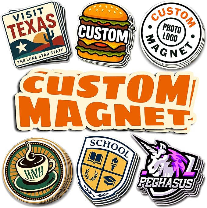 Custom Logo Photo Magnet for Fridge Home Decoration Photo Refrigerator Magnets Office and Kitchen Locker Magnets