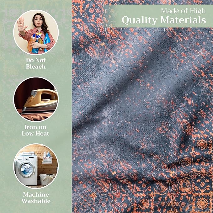 Maison d' Hermine Cloth Napkins Set of 4 100% Cotton for Thanksgiving Christmas Decorations Everyday Reusable Square Fall Napkins Cloth Washable Dinner Party (Imperfection, 20"x20")