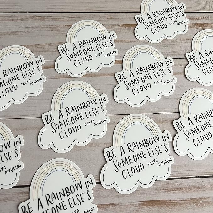 Swaygirls magnets | Cute fridge magnets by swaygirls | Maya Angelou quote refrigerator magnet | Inspirational quotes | Rainbow magnet