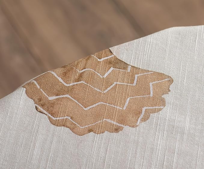 Maison d' Hermine Table Cloth Round Table 100% Cotton 69 Inches Fall Tablecloth Reusable Everyday Use for Thanksgiving Christmas Decorations Dining Farmhouse Party (Colours of Autumn)
