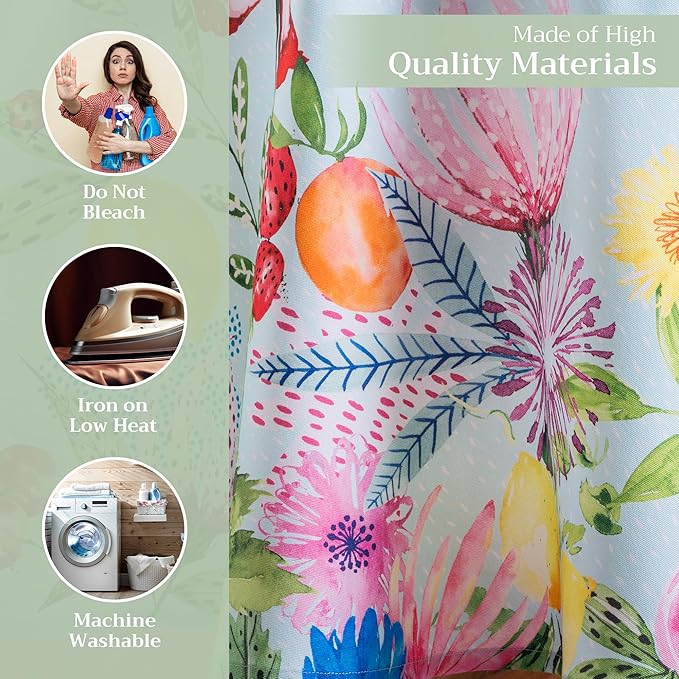Maison d' Hermine Table Cloth Round Table 100% Cotton 63 Round Inches Tablecloth Reusable Decorative for Dining Room Farmhouse Home Valentines Day Decorations Spring Summer - Jardin D'Ete - Mint