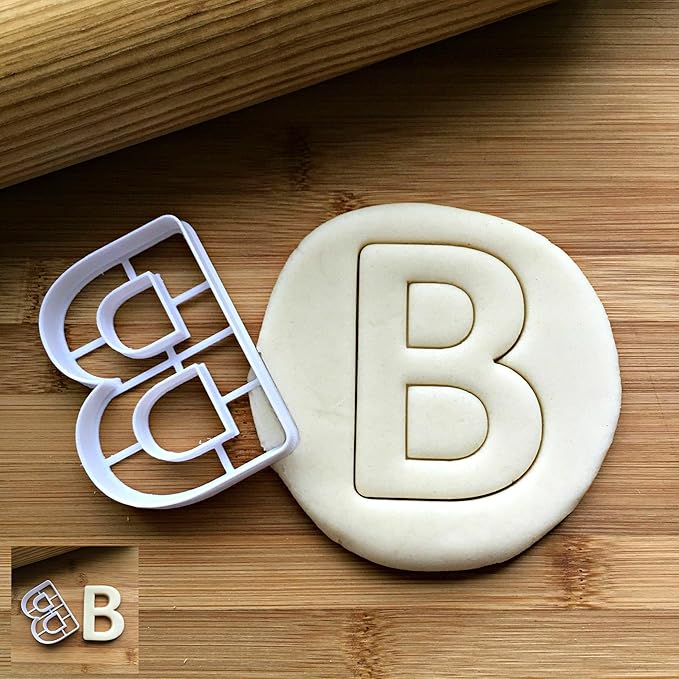 Inc Letter B Cookie Cutter - Dishwasher Safe (5")