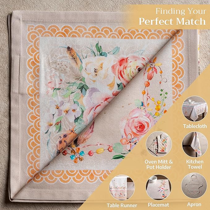 Maison d' Hermine Cloth Napkins Set of 4 100% Cotton Everyday Reusable Square Napkins Cloth Washable Dinner Party Wedding Restaurant Valentines Day Decorations Spring/Summer (Ibiza - Beige, 20" x 20")