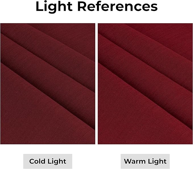 D'Moksha Homes Linen Table Runner 60 Inches - 100% Pure Linen Dark Red Table Runner 14 x 60 Inch for Coffee Tables, Dresser, Valentines, Spring - Machine Washable