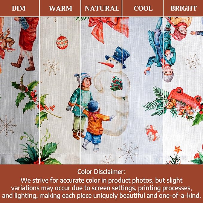Maison d' Hermine Table Cloth Rectangle Table 100% Cotton 54 x 72 Inches Fall Tablecloth Reusable Everyday Use for Thanksgiving Christmas Decorations Dining Farmhouse Party (Chromo)