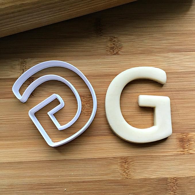 Inc Letter G Cookie Cutter - Dishwasher Safe (6")