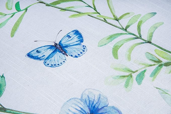 Maison d' Hermine Table Cloth Rectangle Table 100% Cotton 70 x 90 Inches Tablecloth Reusable Decorative for Dining Room Farmhouse Home Valentines Day Decorations Spring Summer - Just Floral