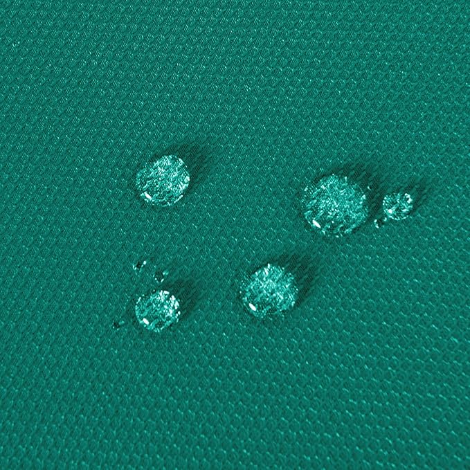 Hiasan 60 X 60 Inch Square Textured Tablecloth - Waterproof Spillproof Antiwrinkle Jacquard Table Cloth for Kitchen and Dining Dinner, Outdoor Picnic, Holiday and Parties, Emerald Green
