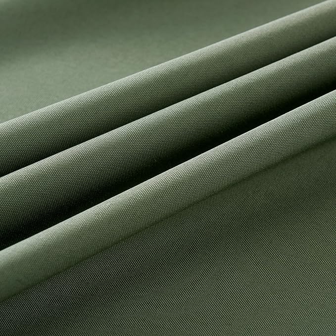 2-Pack 90x132 inch Sage Green Table Cloths, Solid Stain and Wrinkle Resistant Oblong Tablecloth, Premium Plain Weave Polyester Fabric Rectangle Table Linen Covers for Hotel, Wedding