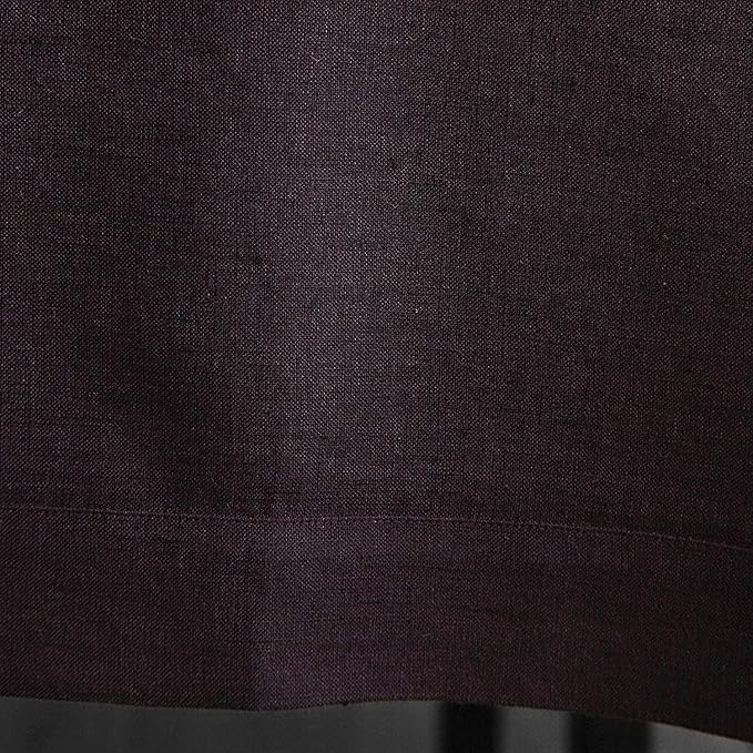Solino Home Grape Linen Tablecloth 60 x 108 Inch - 100% Pure Linen Table Cloth for Rectangle Tables - Athena, Machine Washable Tablecloth for Winter, Valentines, Spring, Easter