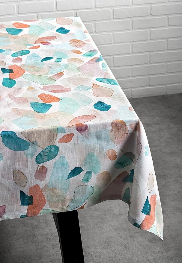 Maison d' Hermine Table Cloth Rectangle Table 100% Cotton 60 x 108 Inches Tablecloth Reusable Decorative for Dining Room Farmhouse Home Valentines Day Decorations Spring Summer - Summer Picnic