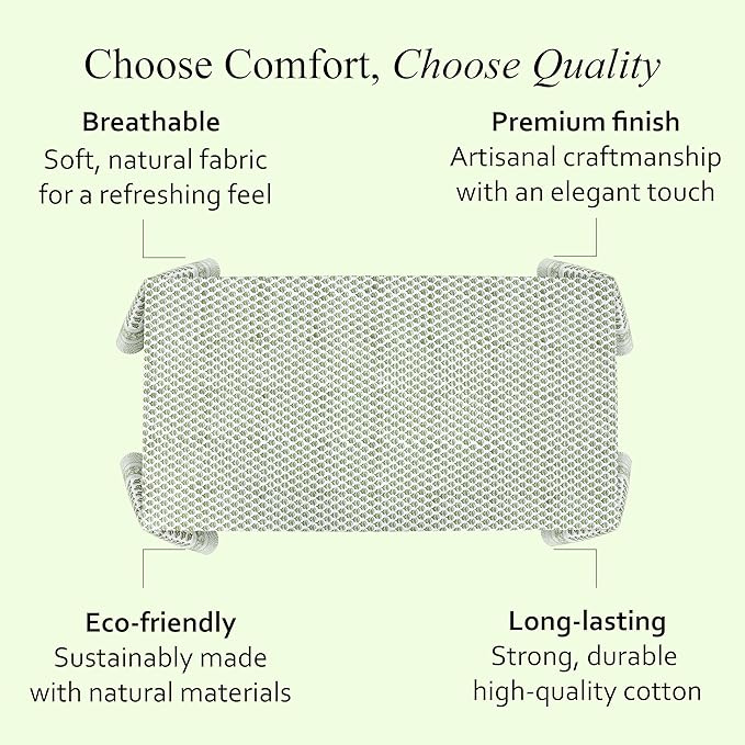 CPC Tablecloth 100% Cotton 60x60 Inch Indian Block Print Square Table Cover, Table Cloth for Weddings, Spring/Summer, Barbeque - Emerald Green