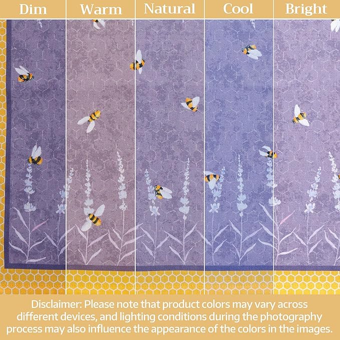 Maison d' Hermine Cloth Napkins Set of 4 100% Cotton Everyday Reusable Square Napkins Cloth Washable Dinner Wedding Restaurant Valentines Day Decorations Spring/Summer (Bees are Buzzing, 18" x 18")