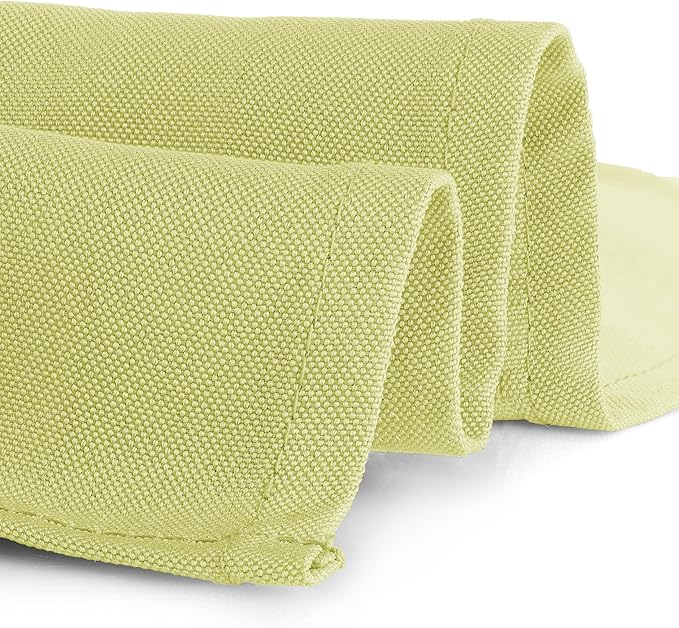 Gee Di Moda Rectangle Tablecloth - 90 x 156 Inch Yellow Table Cloth for 8 Foot Tables with Floor-Length Drop - Heavy Duty Washable Fabric for Holiday Party, Dinner, Weddings & Baby Shower