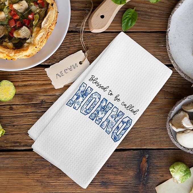 Blessed to be Called Nonno Gifts for Italian Grandpa from Grandkids, Fathers Day Christmas Birthday Gifts for Nonno, Italian Grandpa Kitchen Dish Hand Tea Towels for Bathroom, 16x24 Inch