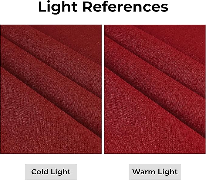 D'Moksha Homes Linen Red Table Runner 36 Inches - 100% Pure Linen Small Table Runner 14 x 36 Inch for Dresser, Coffee Tables, Valentines, Spring - Machine Washable