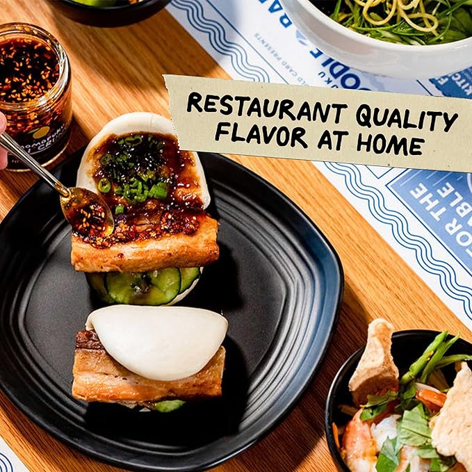 Momofuku Chili Crunch Variety Pack by David Chang, 3 Pack (5.5 Ounces Each), Crunchy Garlic and Shallot Oil, Spicy Chili Crisp Sauce or Ramen Topping