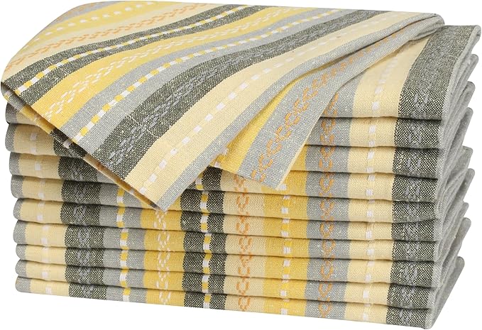 Homidate Cloth Dinner Napkins – Machine Washable Reusable Fabric Napkins for Weddings, Parties & Table Decorations