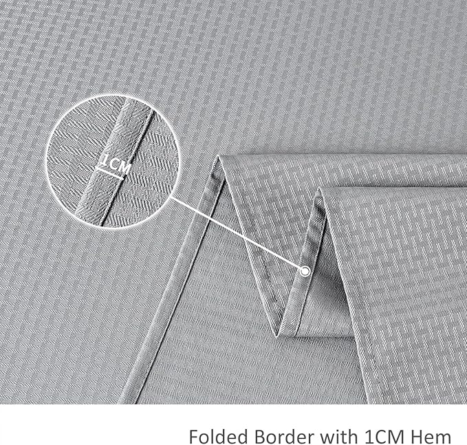 maxmill Square Tablecloth Weaved Texture Stain Resistant Waterproof Wrinkle Free Washable Soft Table Cloth, Decorative Fabric Table Cover for Dining Room Dinner Parties, 52 x 52 Inch, Light Grey