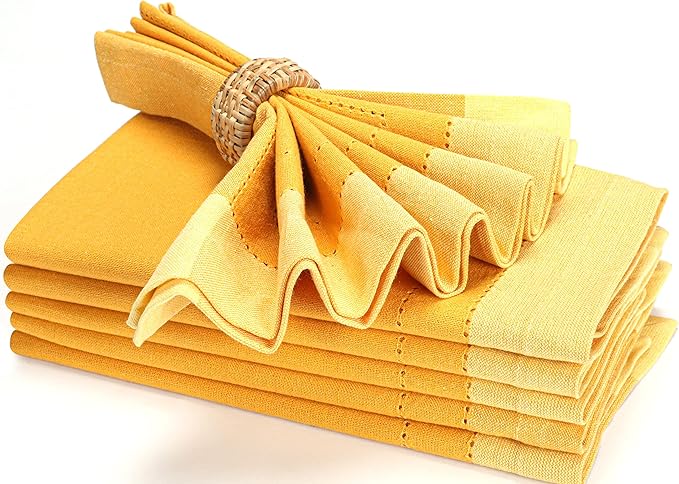 Homidate Cloth Dinner Napkins – Machine Washable Reusable Fabric Napkins for Weddings, Parties & Table Decorations