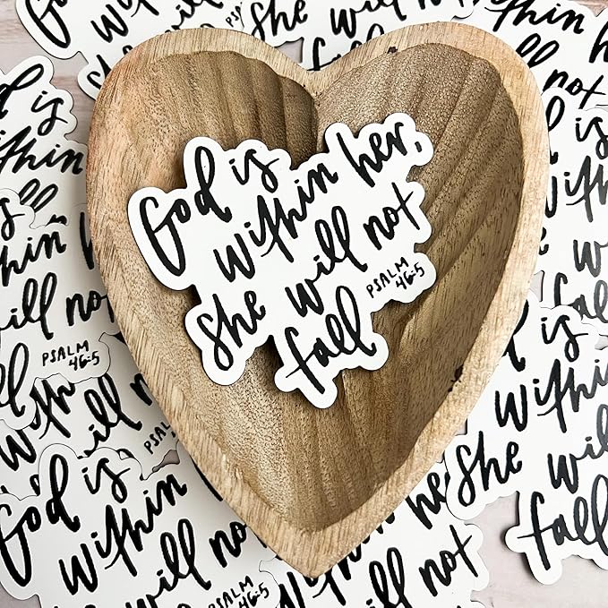 Swaygirls magnets | God is within her magnet | Religious magnets | Christian faith fridge magnets | Bible verse quotes | Christian gifts