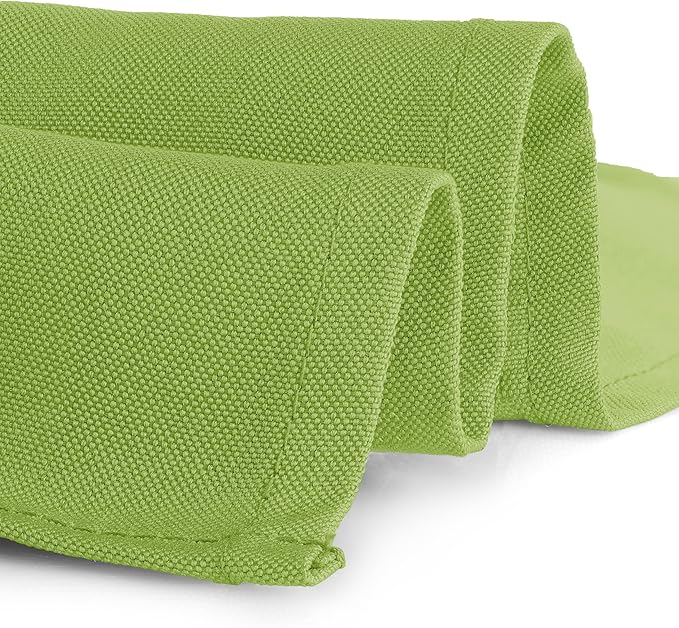 Gee Di Moda Rectangle Tablecloth - 60 x 126 Inch Apple Green Table Cloth for 8 Foot Rectangle Tables - Heavy Duty Washable Fabric - for Holiday Party, Dinner, Weddings, Baby Shower & Events