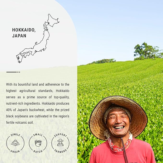 Senbird Premium Genmaicha - Caffeine-Free Japanese Mochi Rice Tea - From Hokkaido, Japan - Herbal Tea in Airtight Tin (3.5oz/100g)