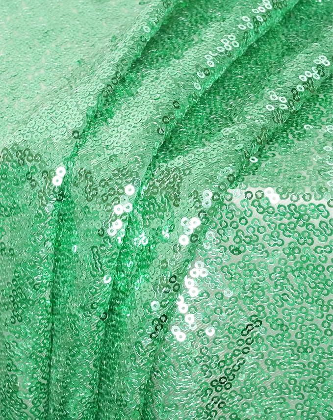 Eternal Beauty Mint Green Tablecloth, 90x156 Inch Square Rectangle Table Cover for Cake Dessert Exhibition Party Birthday Events