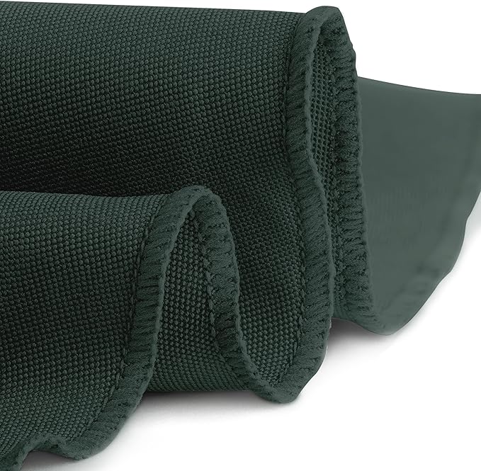 Gee Di Moda Round Tablecloth - 70 Inch Hunter Green Round Table Cloth for 24 to 48 Inch Round Tables - Heavy Duty Washable Fabric - for Buffet Table, Holiday Party, Dinner, Wedding & Baby Shower