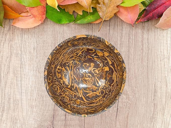 Mariyam Jasper Crystal Bowl - 2 Inch Decorative Bowls for Room and Home Decor - Gemstone Healing Crystals for Elegant Display, Positive Energy Balance and Gift