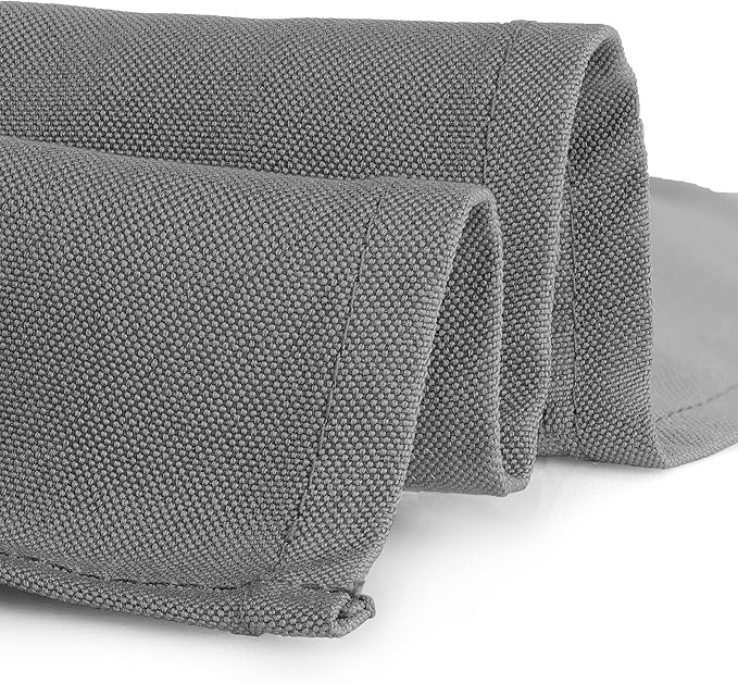 Gee Di Moda Fitted Tablecloth - 72 x 30 Inch Charcoal Floor-Length Fitted Table Cloth for 6 Foot Rectangle Table, Heavy Duty Washable Fabric for Parties, Dinner, Weddings, Baby Shower & Trade Show
