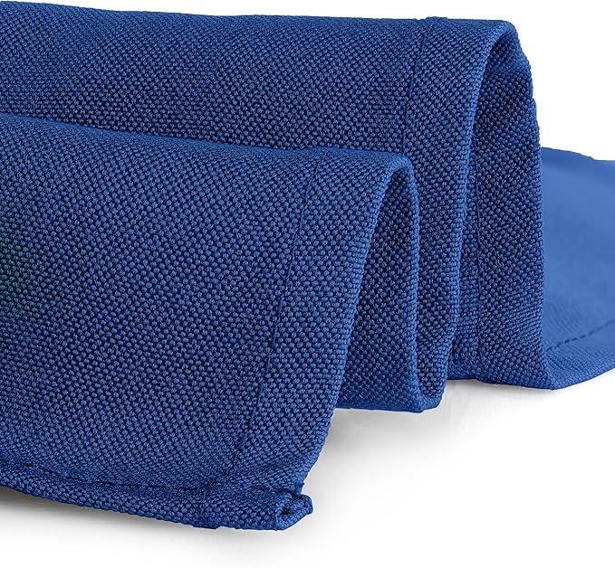 Gee Di Moda Rectangle Tablecloth - 90 x 156 Inch Royal Blue Table Cloth for 8 Foot Tables with Floor-Length Drop - Heavy Duty Washable Fabric for Holiday Party, Dinner, Weddings & Baby Shower