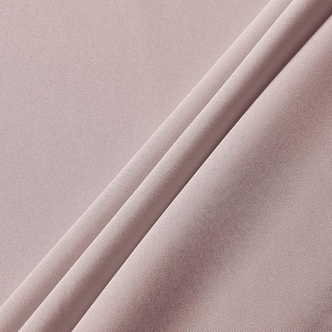 sancua Rectangle Tablecloth - 70 x 90 Inch - Stain and Wrinkle Resistant Washable Polyester Table Cloth, Decorative Fabric Table Cover for Dining Tables, Buffet Parties and Camping, Blush