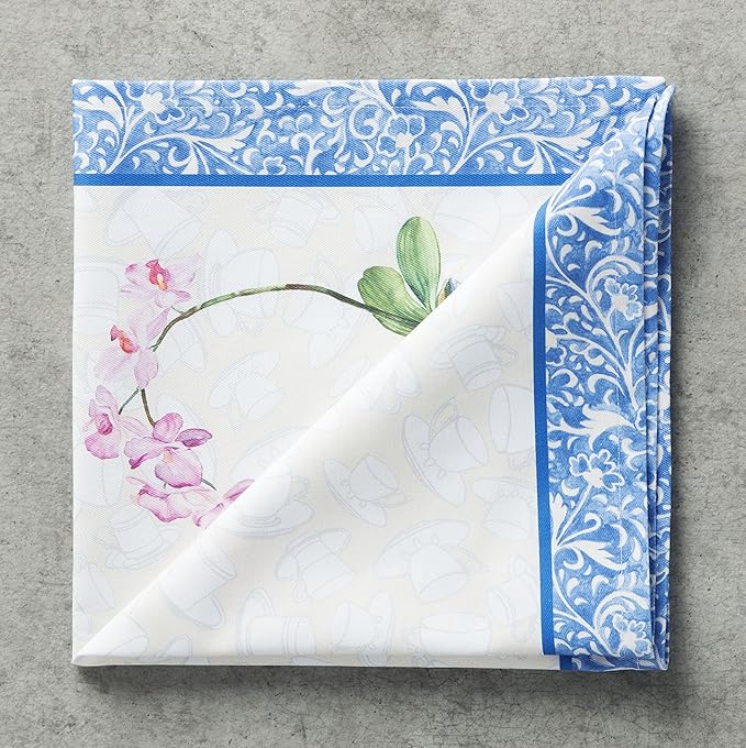Maison d' Hermine Cloth Napkins Set of 4 100% Cotton Everyday Reusable Square Napkins Cloth Washable Dinner Party Wedding Restaurant Valentines Day Decorations Spring/Summer (Canton, 20" x 20")