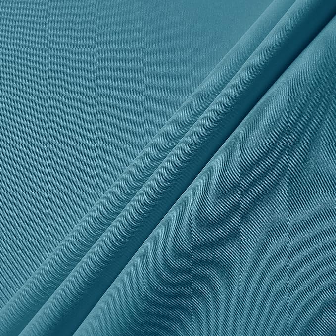sancua Rectangle Tablecloth - 60 x 84 Inch - Stain and Wrinkle Resistant Washable Polyester Table Cloth, Decorative Fabric Table Cover for Dining Tables, Buffet Parties and Camping, Teal