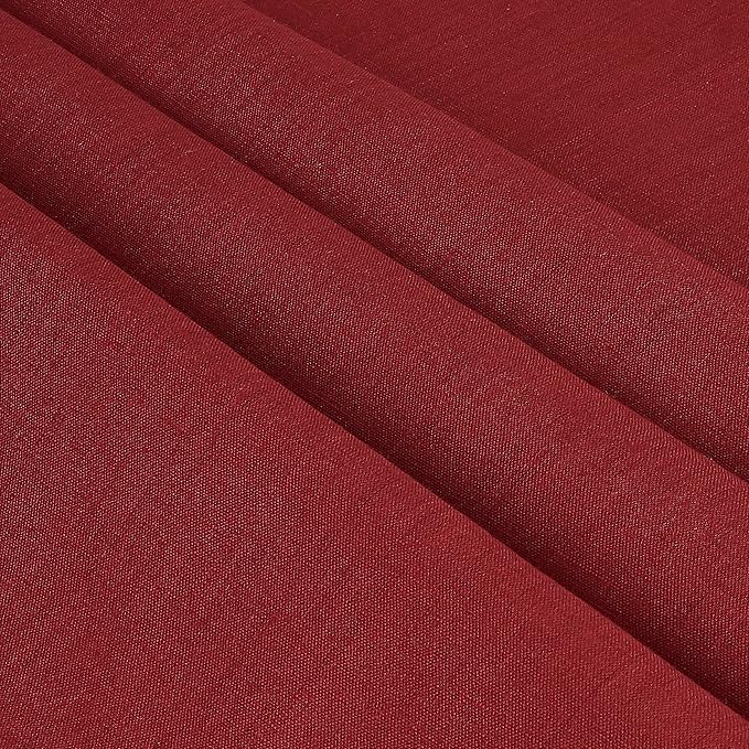 D'Moksha Homes Red Linen Tablecloth 54 x 72 Inch - 100% Pure Linen Tablecloth for Rectangle Tables - Machine Washable Table Cloth for Valentines, Spring