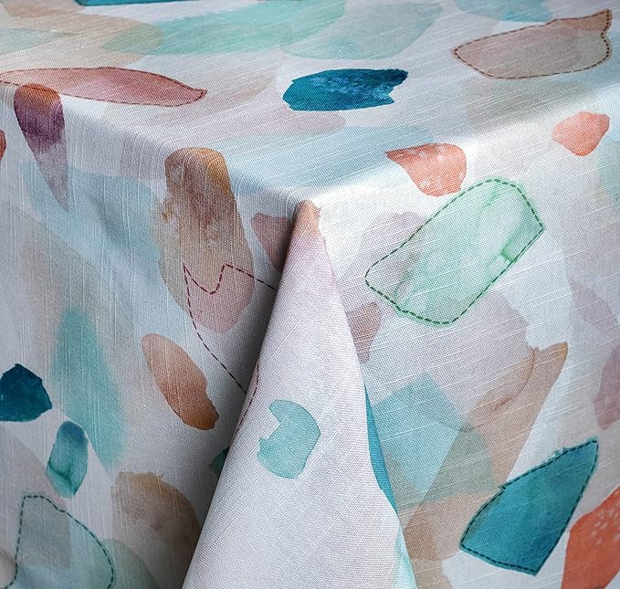 Maison d' Hermine Table Cloth Rectangle Table 100% Cotton 70 x 90 Inches Tablecloth Reusable Decorative for Dining Room Farmhouse Home Valentines Day Decorations Spring Summer - Summer Picnic