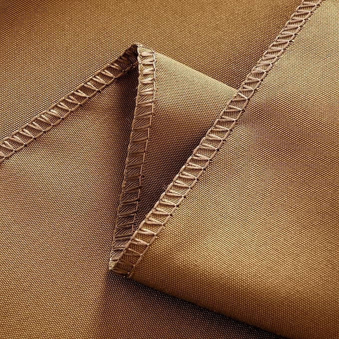10-Pack 60x102 inch Coffee Table Cloths, Solid Stain and Wrinkle Resistant Oblong Tablecloth, Premium Plain Weave Polyester Fabric Rectangle Table Linen Covers for Hotel, Wedding