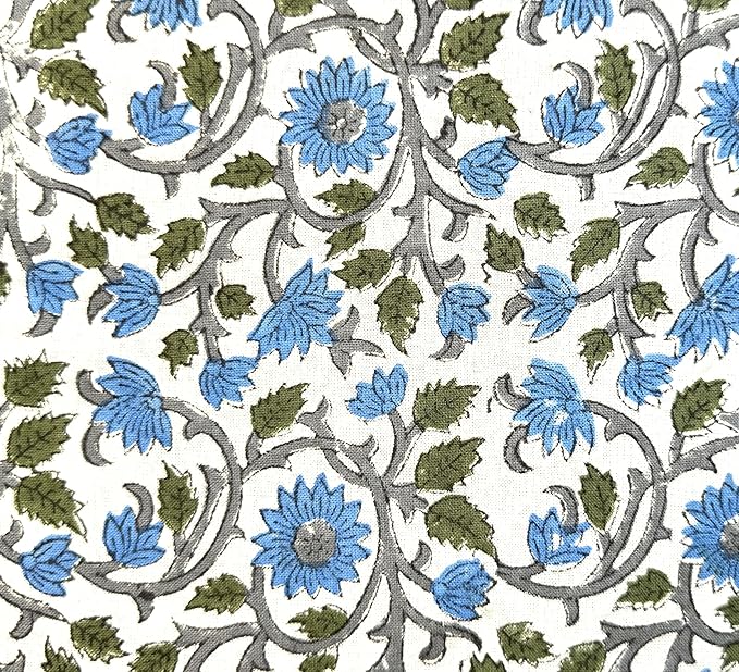 ATOSII Cotton Tablecloth Lake Como 90" Inches Round